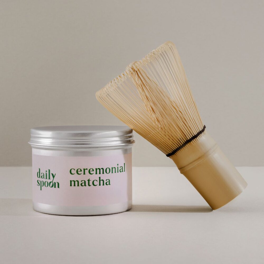 Ceremoninė matcha ir matcha šluotelė