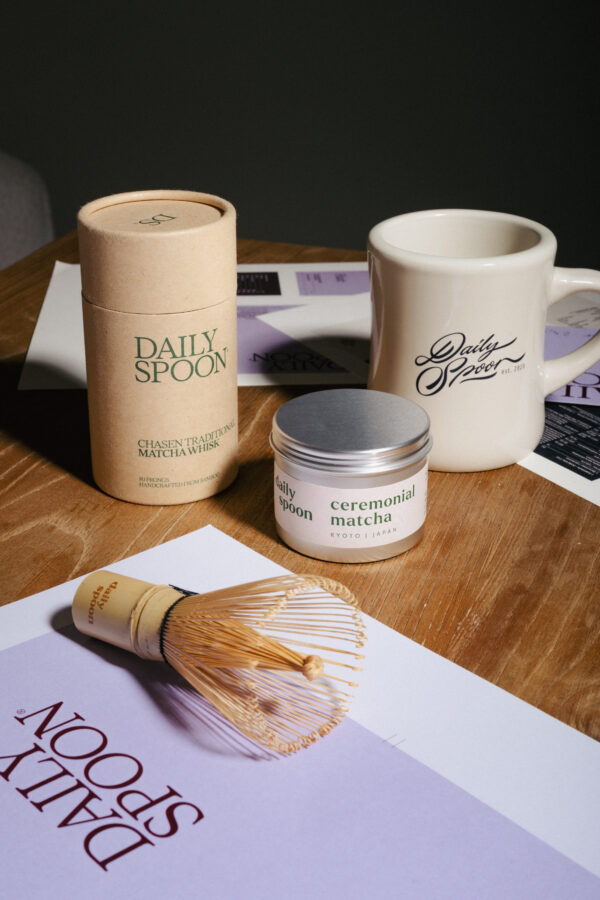 Matcha bundle with a cup