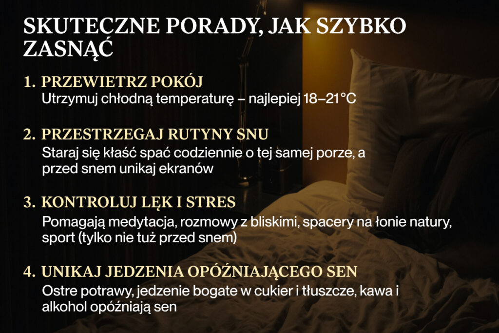 Skuteczne porady, jak szybko zasnąć